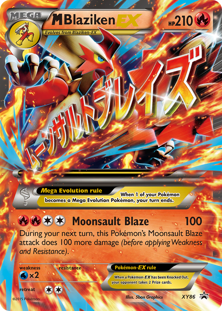 M Blaziken EX (XY86) [XY: Black Star Promos] | Anubis Games and Hobby