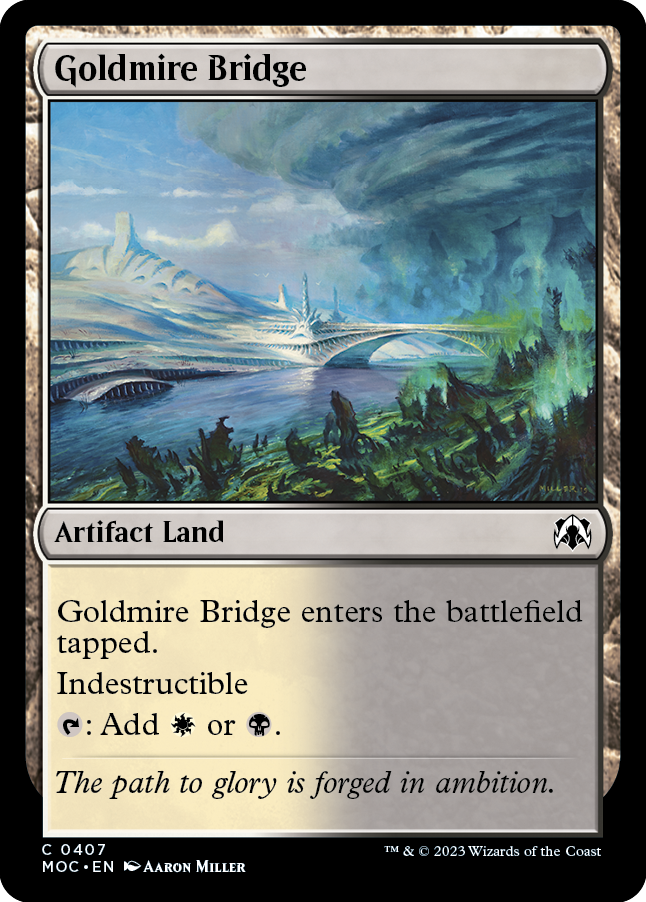 Goldmire Bridge [March of the Machine Commander] | Anubis Games and Hobby