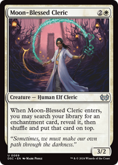 Moon-Blessed Cleric [Duskmourn: House of Horror Commander] | Anubis Games and Hobby