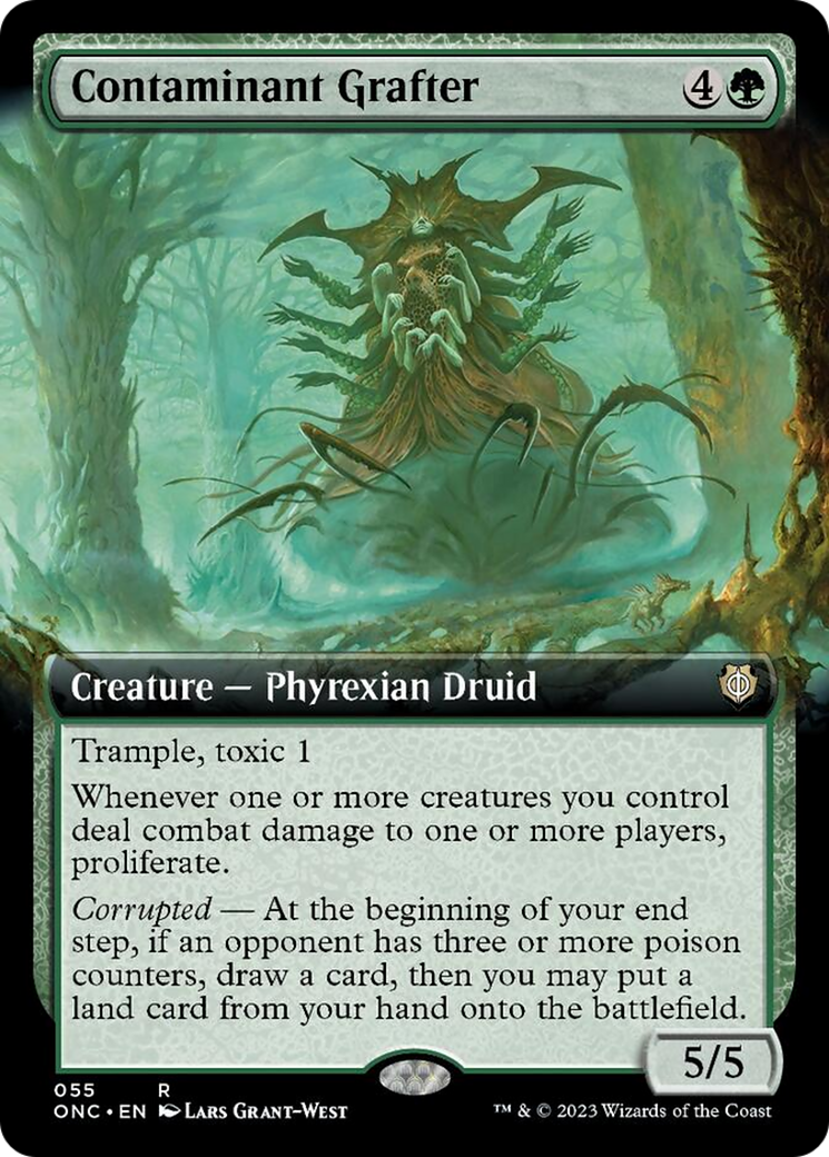 Contaminant Grafter (Extended Art) [Phyrexia: All Will Be One Commander] | Anubis Games and Hobby