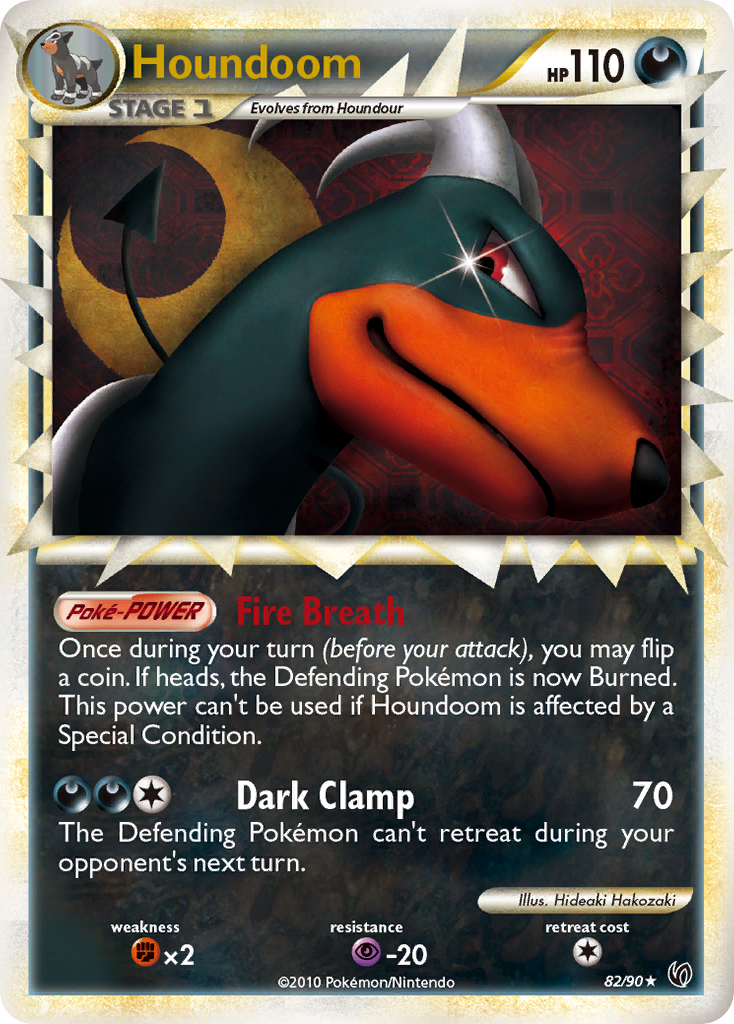 Houndoom (82/90) [HeartGold & SoulSilver: Undaunted] | Anubis Games and Hobby