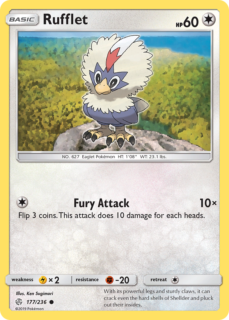 Rufflet (177/236) [Sun & Moon: Cosmic Eclipse] | Anubis Games and Hobby