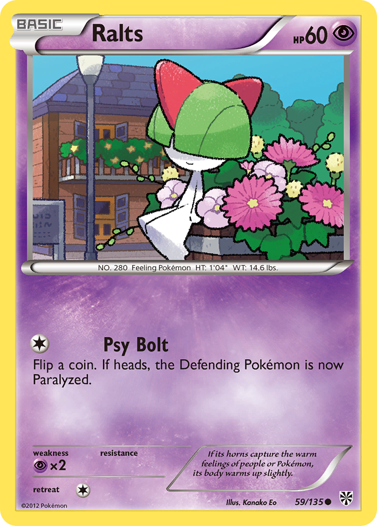 Ralts (59/135) [Black & White: Plasma Storm] | Anubis Games and Hobby