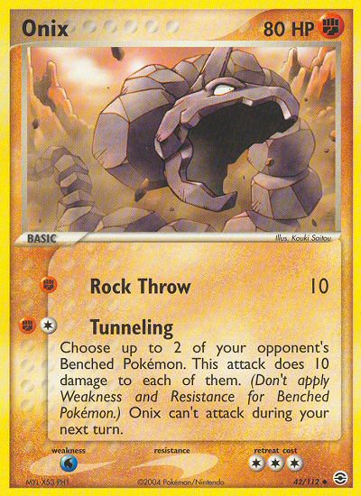 Onix (42/112) [EX: FireRed & LeafGreen] | Anubis Games and Hobby