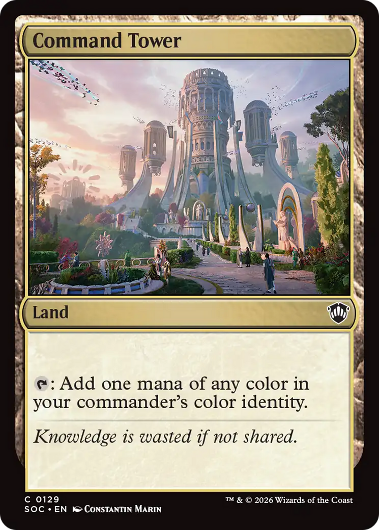 Command Tower [Secrets of Strixhaven Commander] | Anubis Games and Hobby