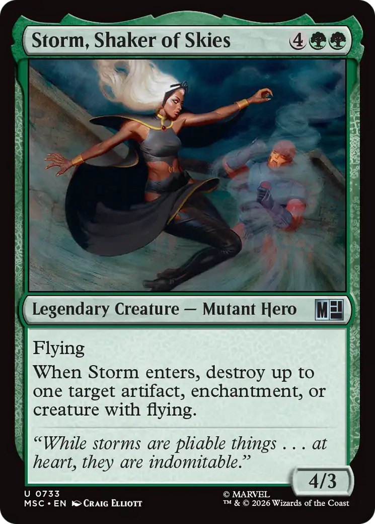 Storm, Shaker of Skies [Marvel Super Heroes Commander] | Anubis Games and Hobby