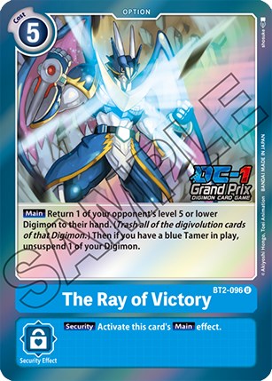 The Ray of Victory [BT2-096] (DC-1 Grand Prix) [Release Special Booster Promos] | Anubis Games and Hobby