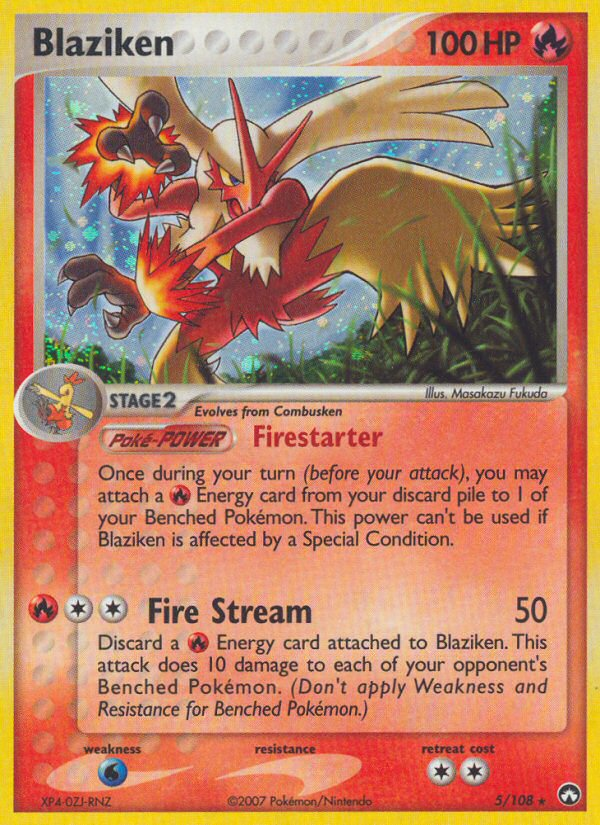 Blaziken (5/108) [EX: Power Keepers] | Anubis Games and Hobby