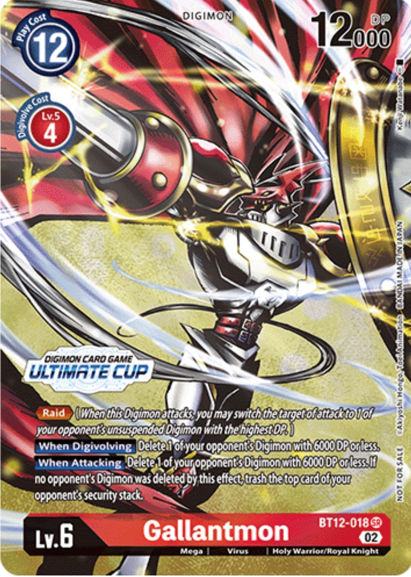 Gallantmon [BT12-018] (Ultimate Cup) [Across Time Promos] | Anubis Games and Hobby