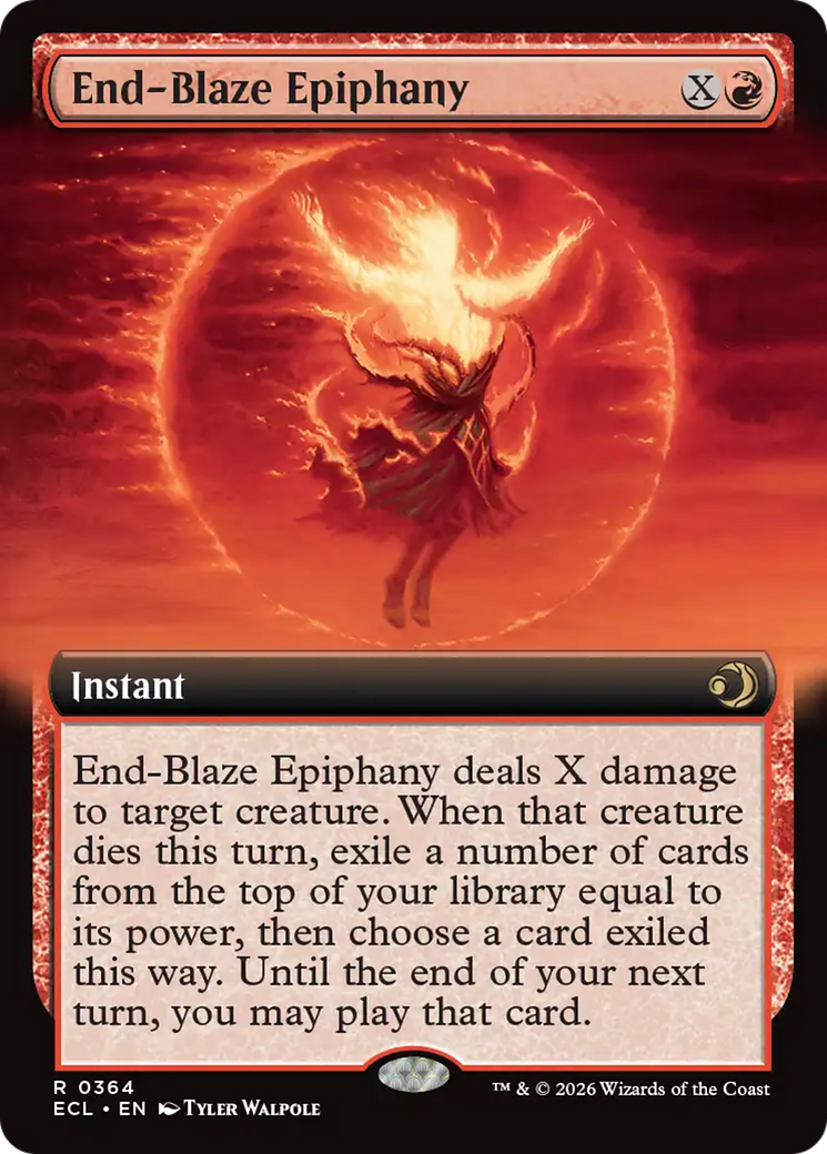 End-Blaze Epiphany (Extended Art) [Lorwyn Eclipsed] | Anubis Games and Hobby