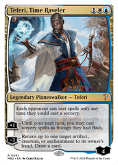 Teferi, Time Raveler (White Border) [Mystery Booster 2] | Anubis Games and Hobby