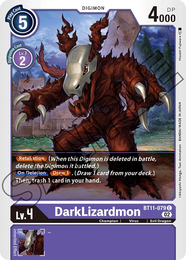 DarkLizardmon [BT11-079] [Dimensional Phase] | Anubis Games and Hobby