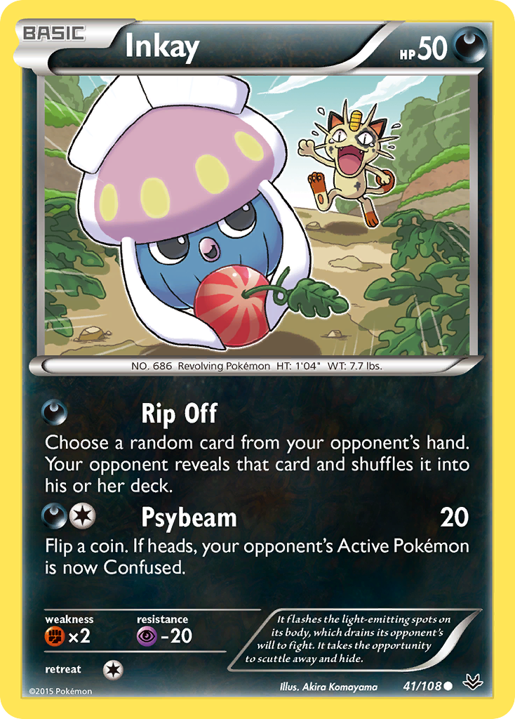 Inkay (41/108) [XY: Roaring Skies] | Anubis Games and Hobby