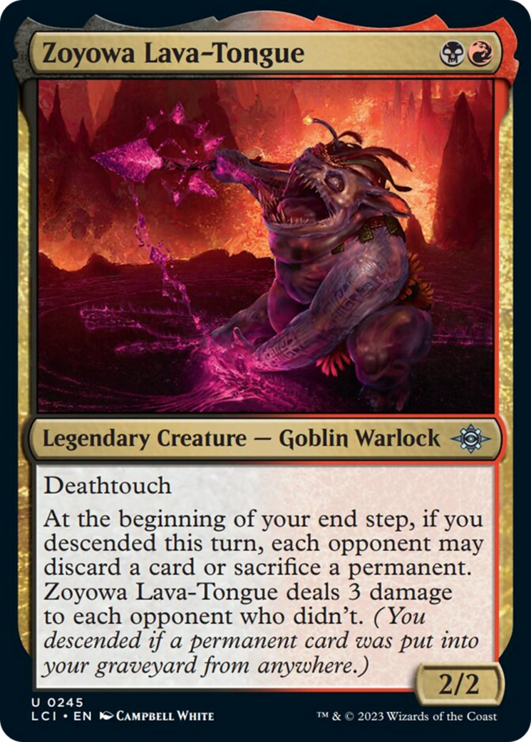 Zoyowa Lava-Tongue [The Lost Caverns of Ixalan] | Anubis Games and Hobby