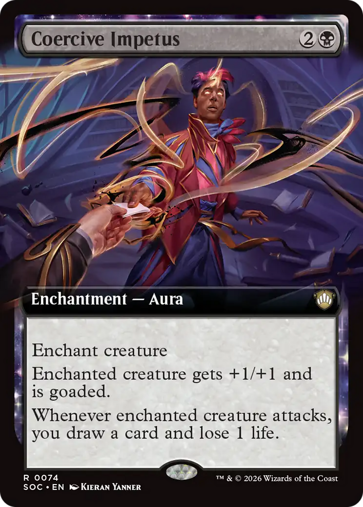 Coercive Impetus (Extended Art) [Secrets of Strixhaven Commander] | Anubis Games and Hobby