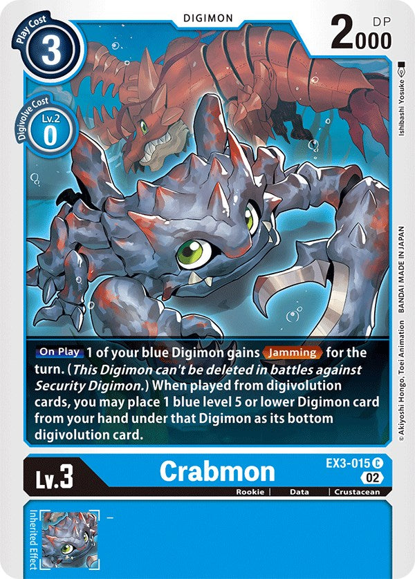 Crabmon [EX3-015] [Draconic Roar] | Anubis Games and Hobby