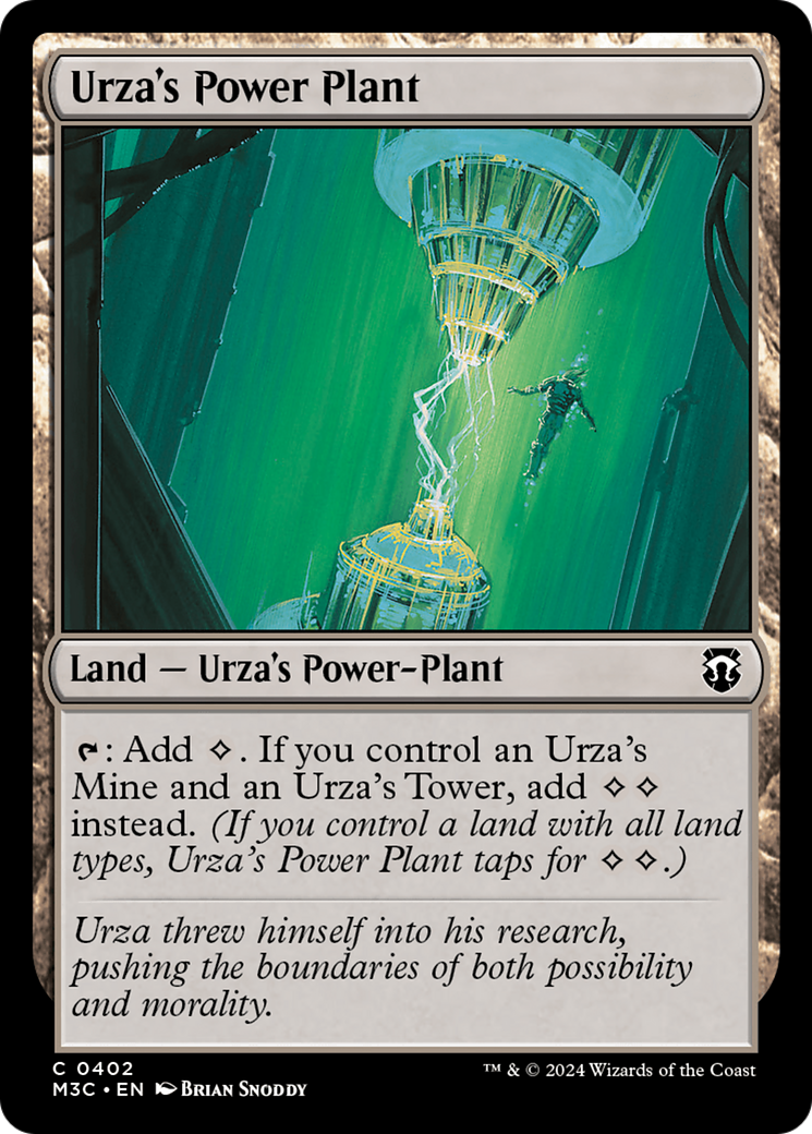 Urza's Power Plant (Ripple Foil) [Modern Horizons 3 Commander] | Anubis Games and Hobby