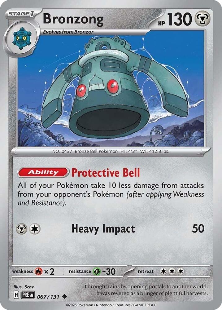Bronzong (067/131) [Scarlet & Violet: Prismatic Evolutions] | Anubis Games and Hobby