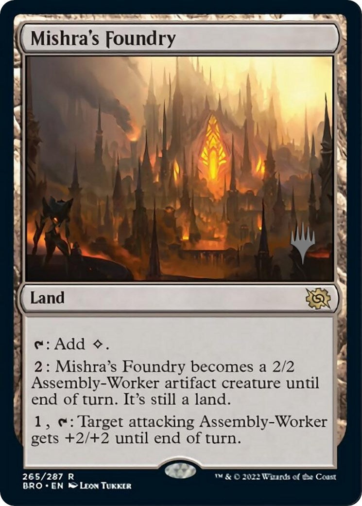 Mishra's Foundry (Promo Pack) [The Brothers' War Promos] | Anubis Games and Hobby