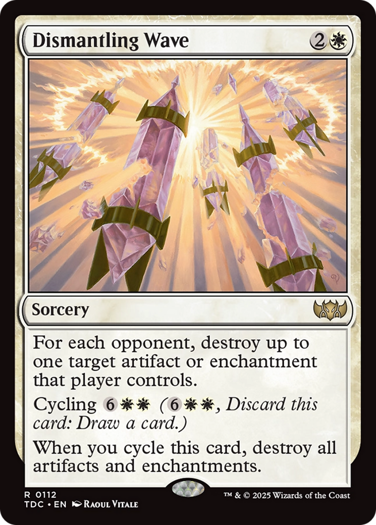 Dismantling Wave [Tarkir: Dragonstorm Commander] | Anubis Games and Hobby