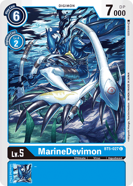 MarineDevimon [BT5-027] [Battle of Omni] | Anubis Games and Hobby