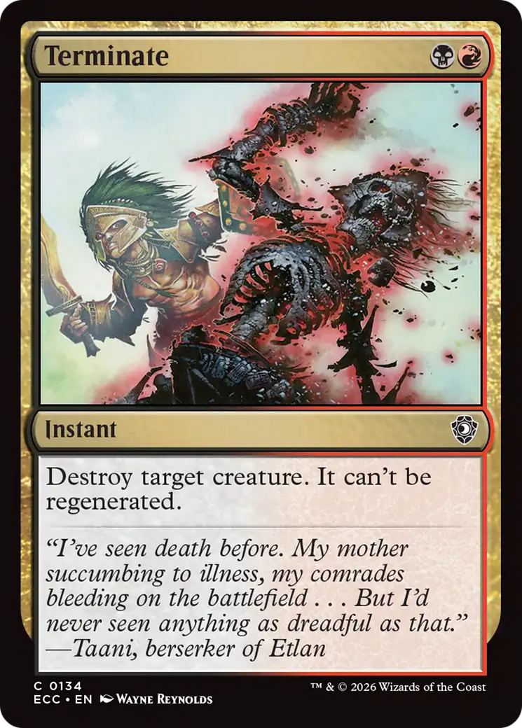 Terminate [Lorwyn Eclipsed Commander] | Anubis Games and Hobby