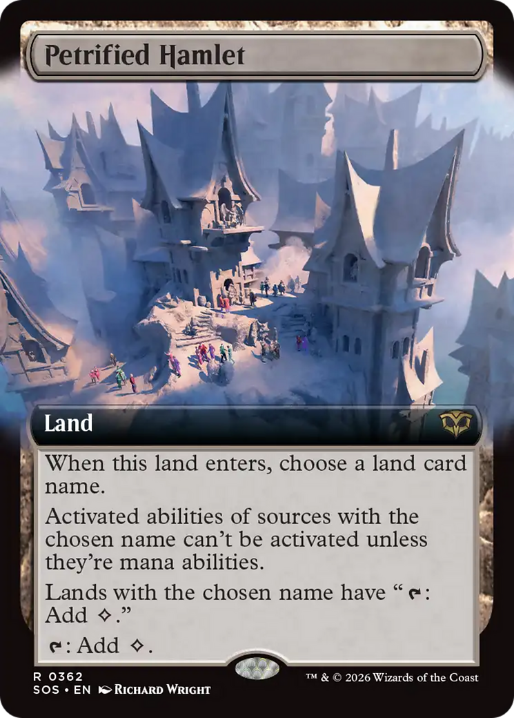 Petrified Hamlet (Extended Art) [Secrets of Strixhaven] | Anubis Games and Hobby