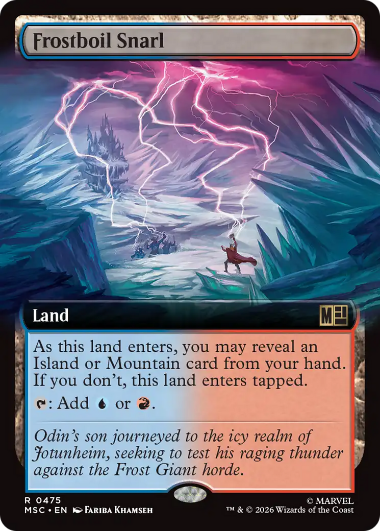 Frostboil Snarl (Extended Art) [Marvel Super Heroes Commander] | Anubis Games and Hobby