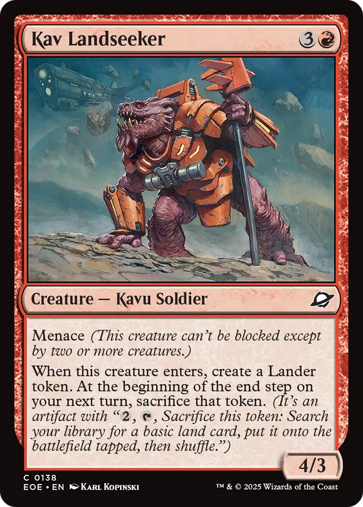 Kav Landseeker [Edge of Eternities] | Anubis Games and Hobby
