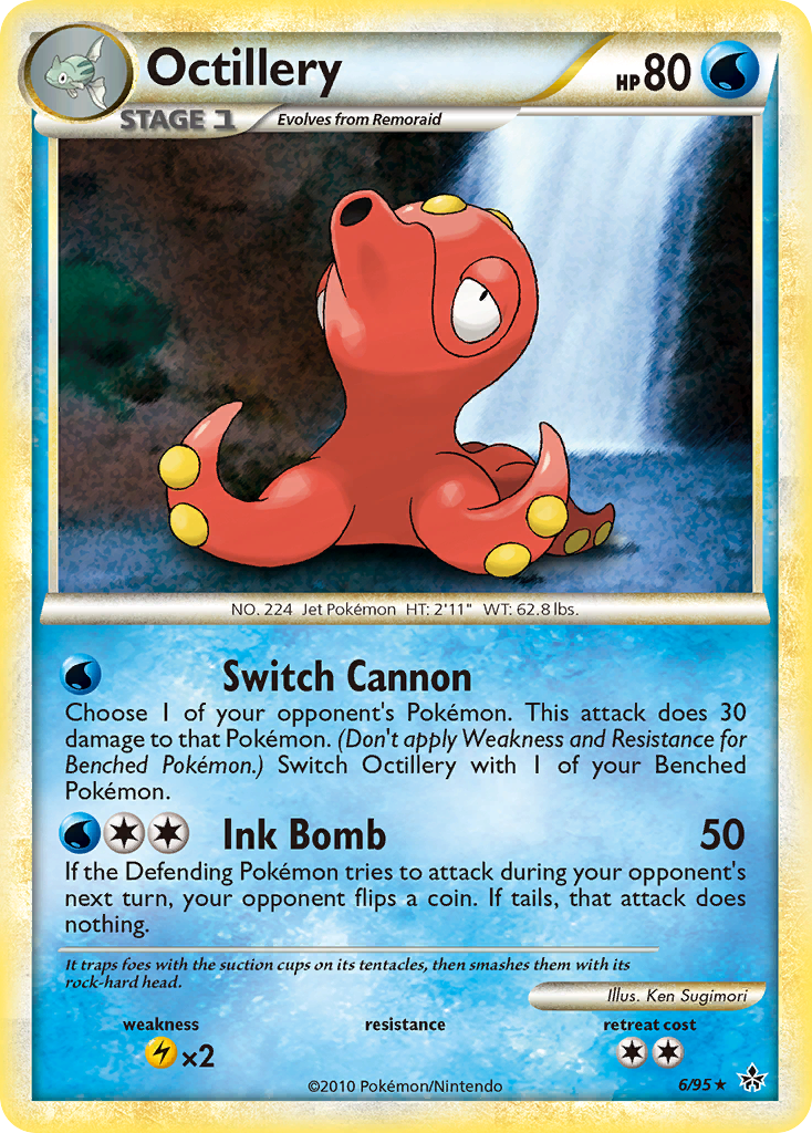 Octillery (6/95) [HeartGold & SoulSilver: Unleashed] | Anubis Games and Hobby