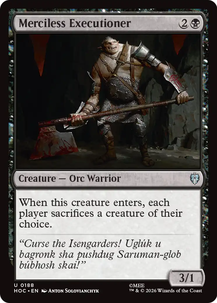 Merciless Executioner [The Hobbit: Eternal-Legal] | Anubis Games and Hobby