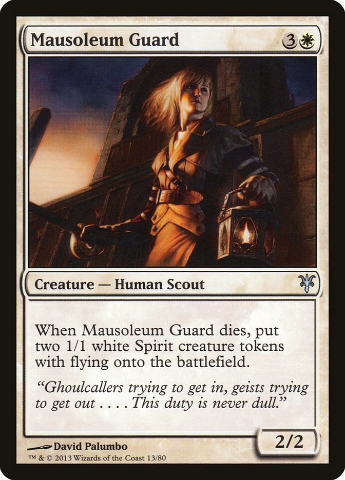 Mausoleum Guard [Duel Decks: Sorin vs. Tibalt] | Anubis Games and Hobby