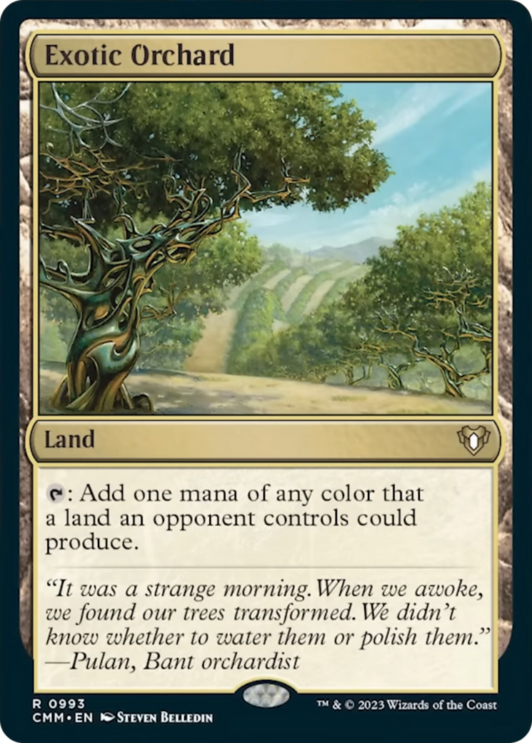 Exotic Orchard [Commander Masters] | Anubis Games and Hobby