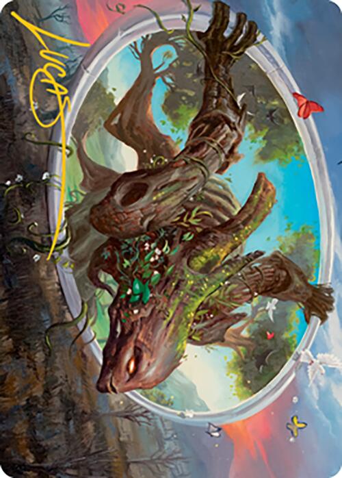 Gaea's Will Art Card (Gold-Stamped Signature) [Modern Horizons 2 Art Series] | Anubis Games and Hobby