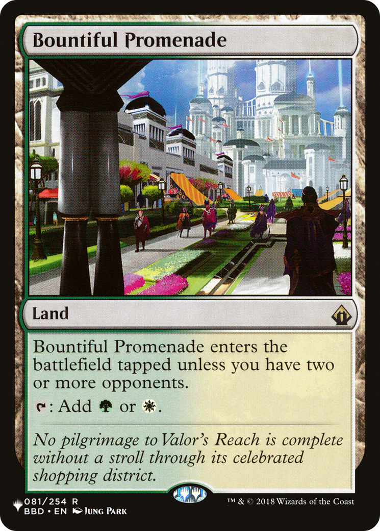 Bountiful Promenade [The List] | Anubis Games and Hobby