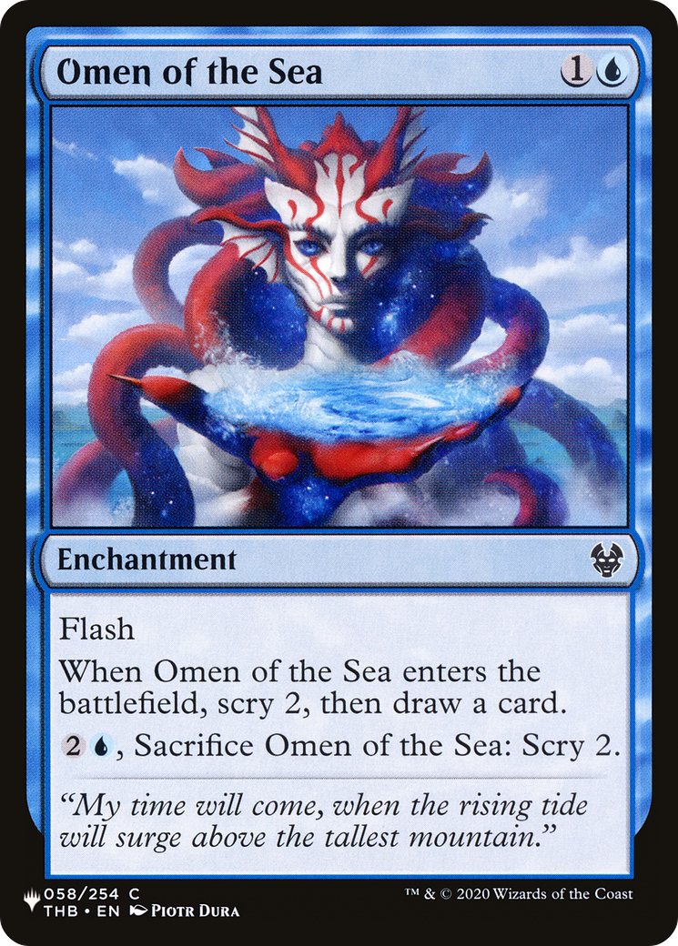 Omen of the Sea [The List Reprints] | Anubis Games and Hobby