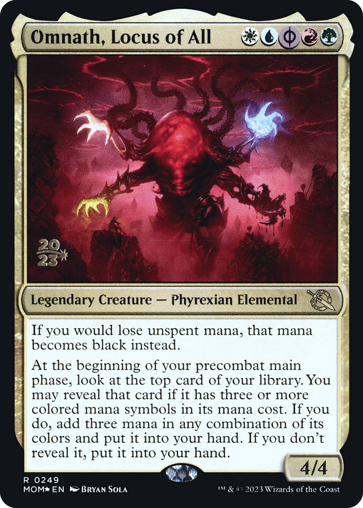 Omnath, Locus of All [March of the Machine Prerelease Promos] | Anubis Games and Hobby