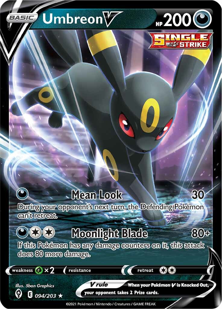 Umbreon V (094/203) [Sword & Shield: Evolving Skies] | Anubis Games and Hobby