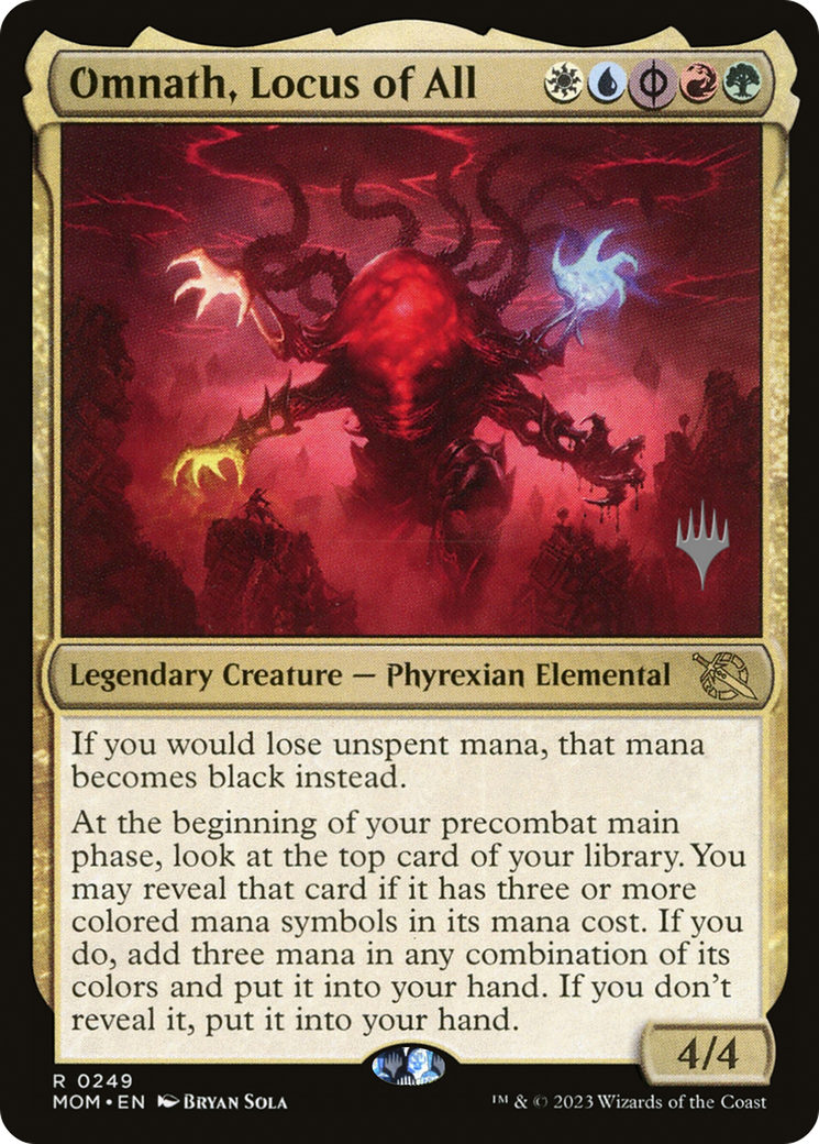 Omnath, Locus of All (Promo Pack) [March of the Machine Promos] | Anubis Games and Hobby