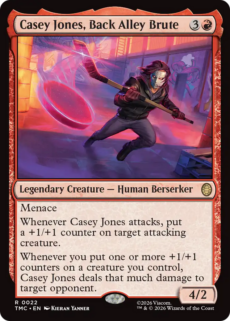 Casey Jones, Back Alley Brute [Teenage Mutant Ninja Turtles Commander] | Anubis Games and Hobby