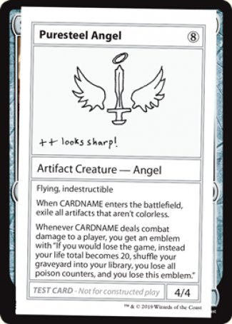 Puresteel Angel (2021 Edition) [Mystery Booster Playtest Cards] | Anubis Games and Hobby