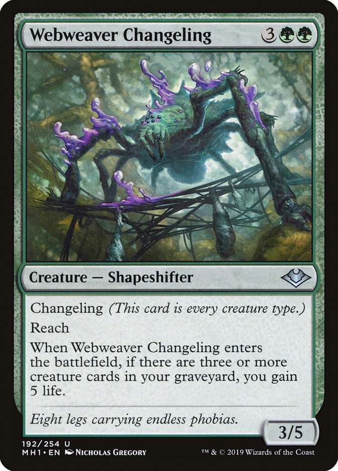 Webweaver Changeling [Modern Horizons] | Anubis Games and Hobby