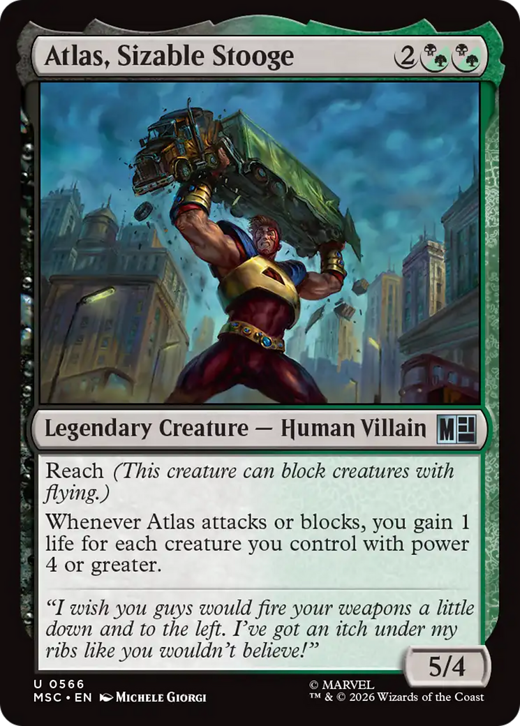 Atlas, Sizable Stooge [Marvel Super Heroes] | Anubis Games and Hobby