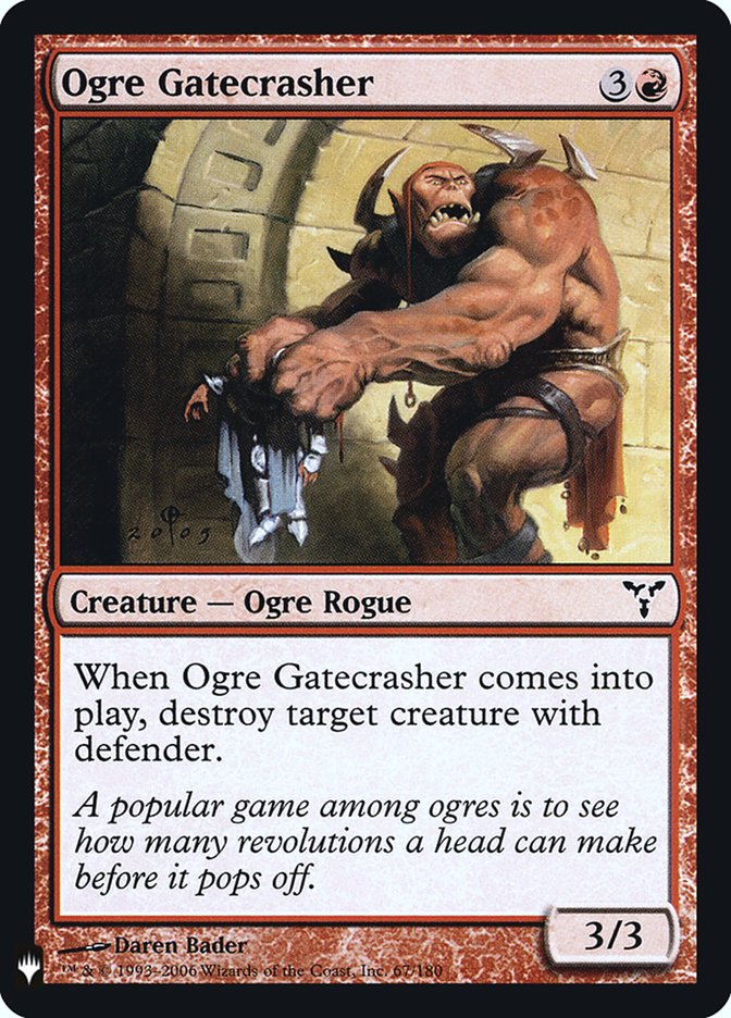 Ogre Gatecrasher [Mystery Booster] | Anubis Games and Hobby