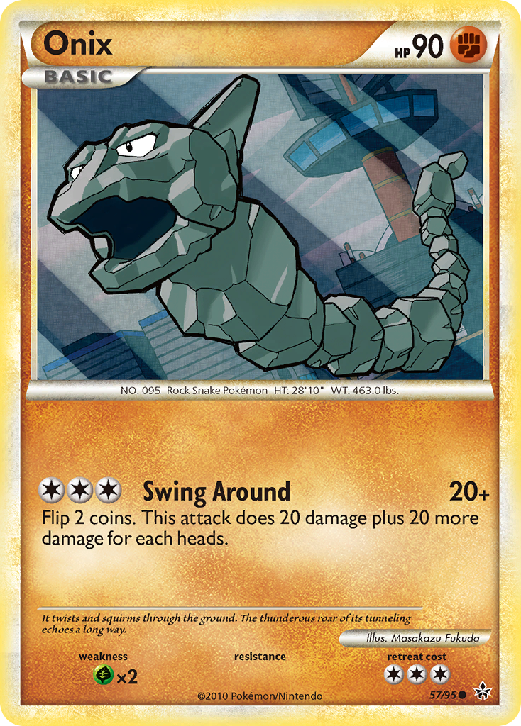 Onix (57/95) [HeartGold & SoulSilver: Unleashed] | Anubis Games and Hobby