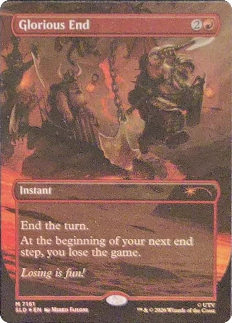 Glorious End [Secret Lair Drop Series] | Anubis Games and Hobby