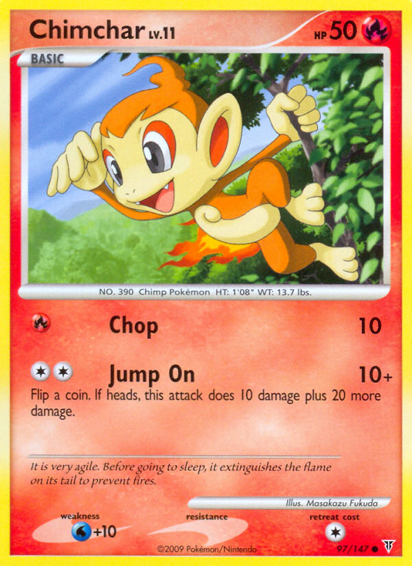 Chimchar (97/147) [Platinum: Supreme Victors] | Anubis Games and Hobby