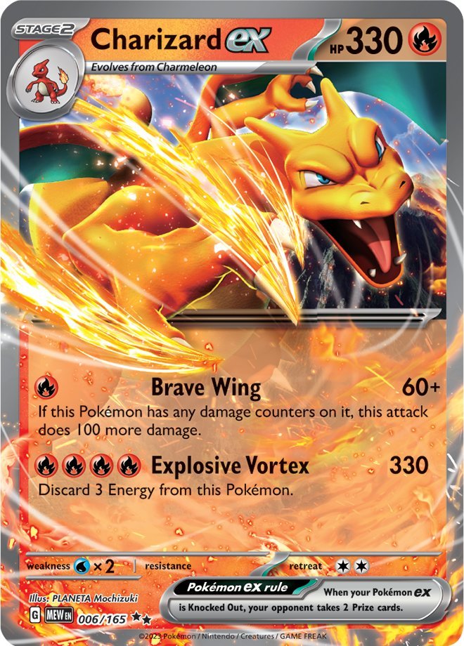 Charizard ex (006/165) [Scarlet & Violet 151] | Anubis Games and Hobby