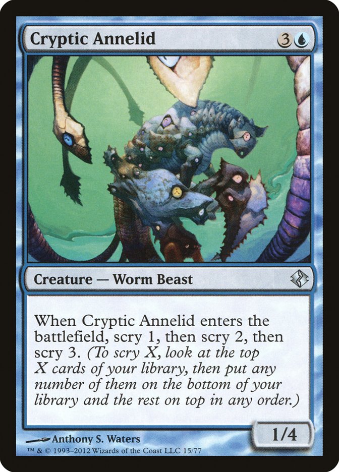 Cryptic Annelid [Duel Decks: Venser vs. Koth] | Anubis Games and Hobby
