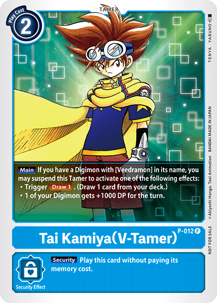 Tai Kamiya (V-Tamer) [P-012] [Promotional Cards] | Anubis Games and Hobby